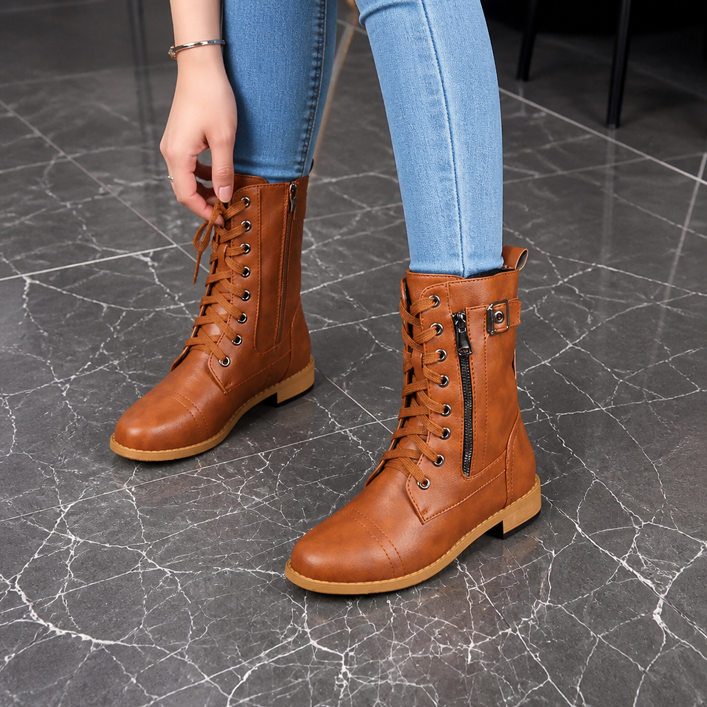 Everstride – Side-Zip Round-Toe Ankle Boots
