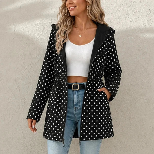 Reversa – Leopard-Print Reversible Hooded Jacket