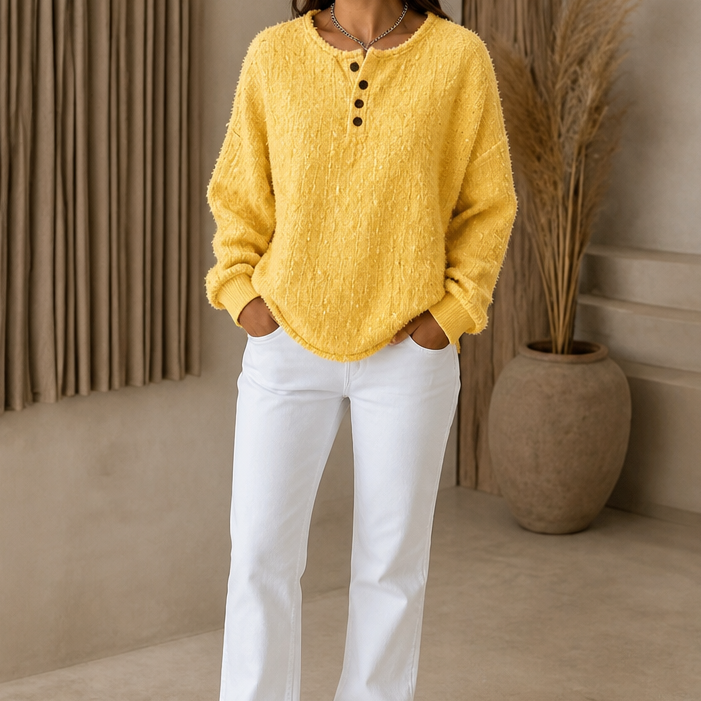 Marlwick – Chunky Knit Henley Sweater