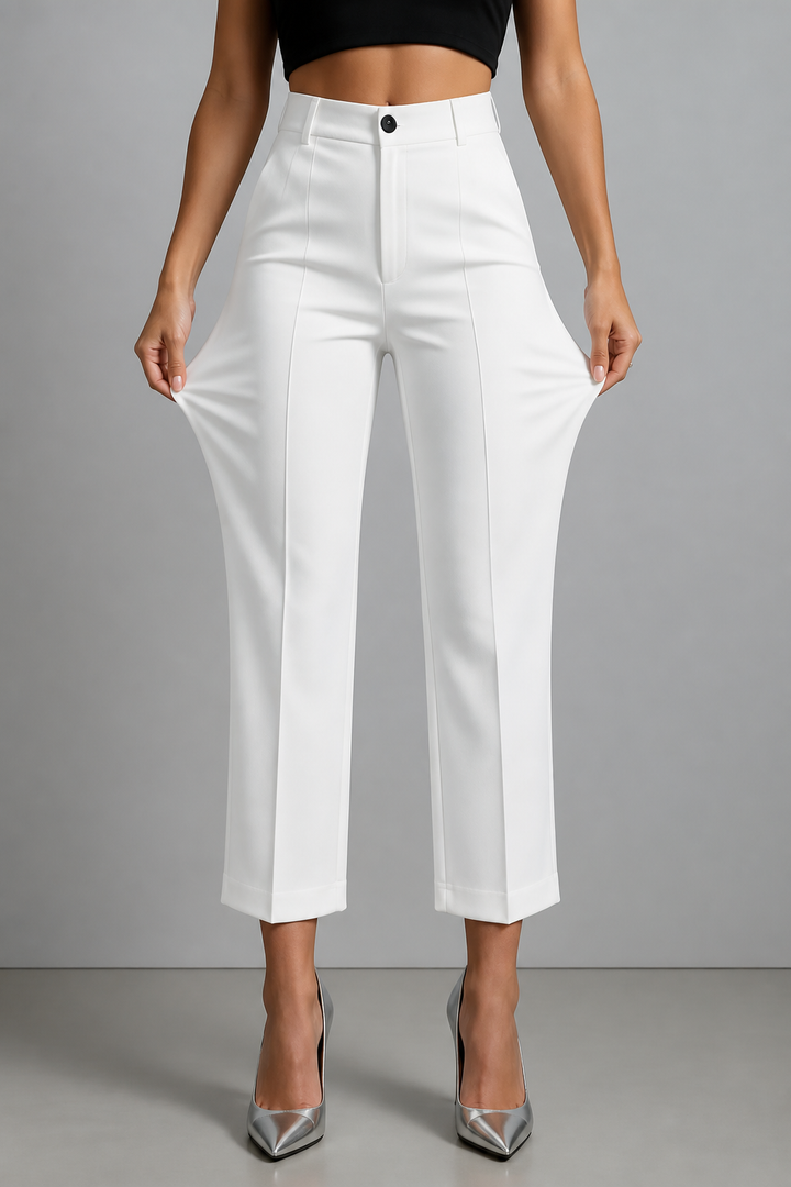 Deskshort – High-Waisted Tailored Pants