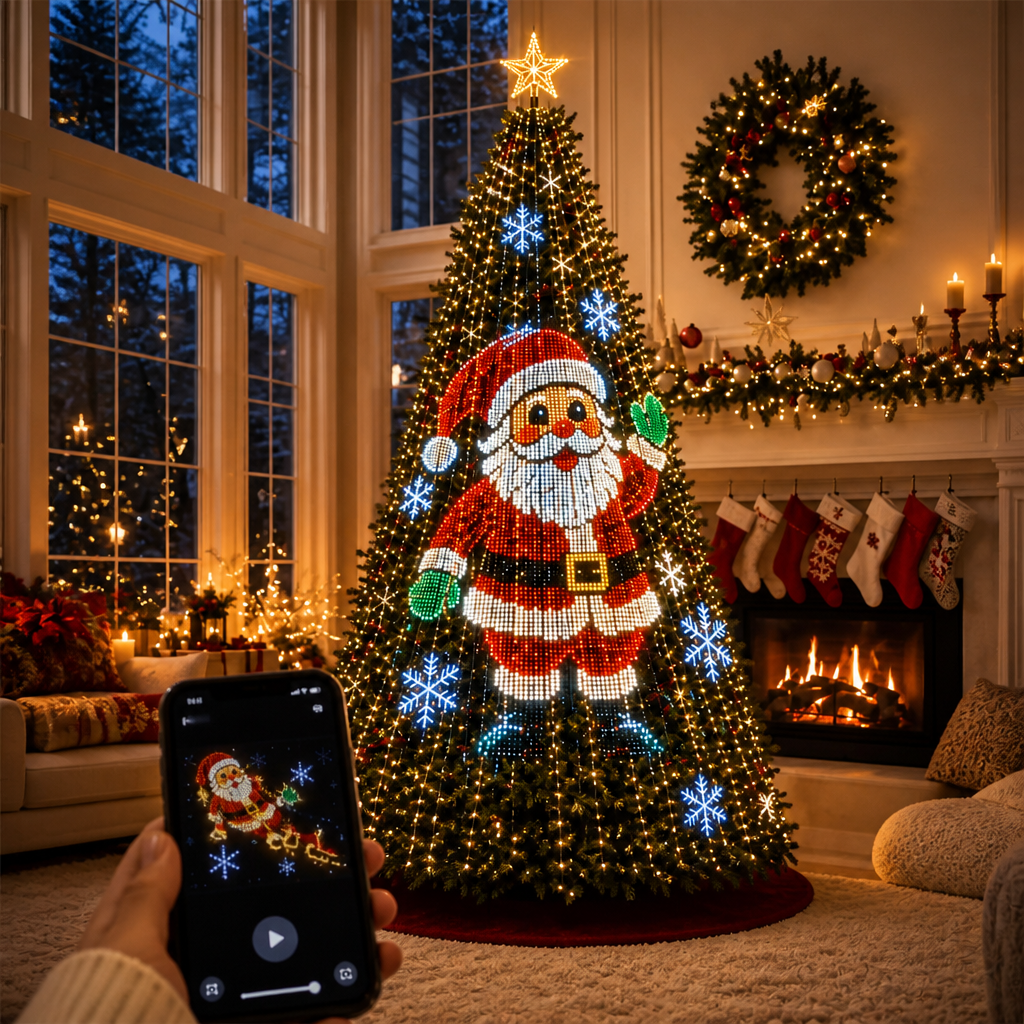 Glowmation – App-Controlled Animated LED Christmas Tree Lights