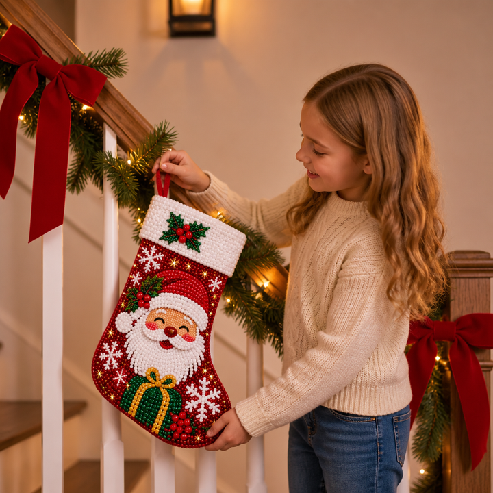 Stockcraft – Diamond Painting Christmas Stocking Kit