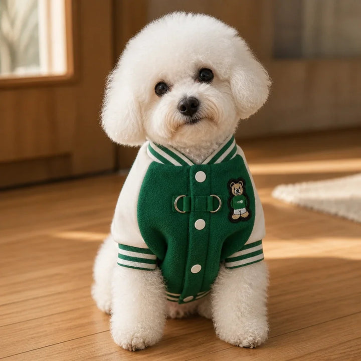 Pawswell – Varsity Snap-Front Dog Jacket