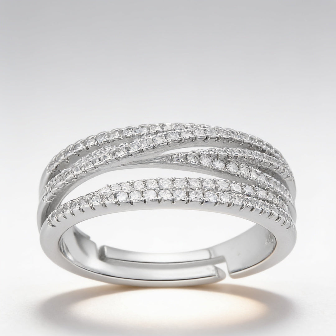 Overa – Crossover Ring That Adjusts To Fit Any Finger