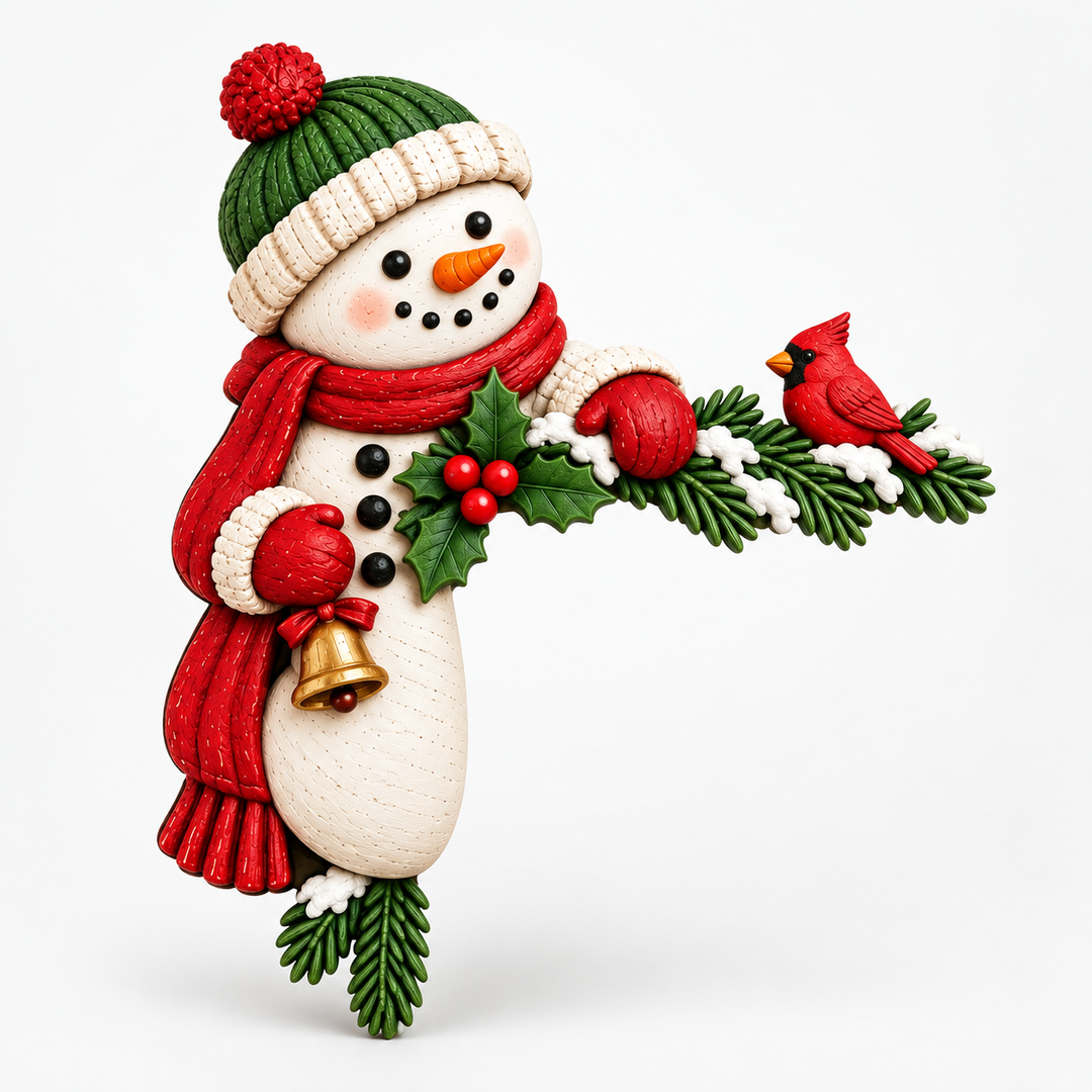 Peekaboo Noel – Christmas Doorway Corner Decoration