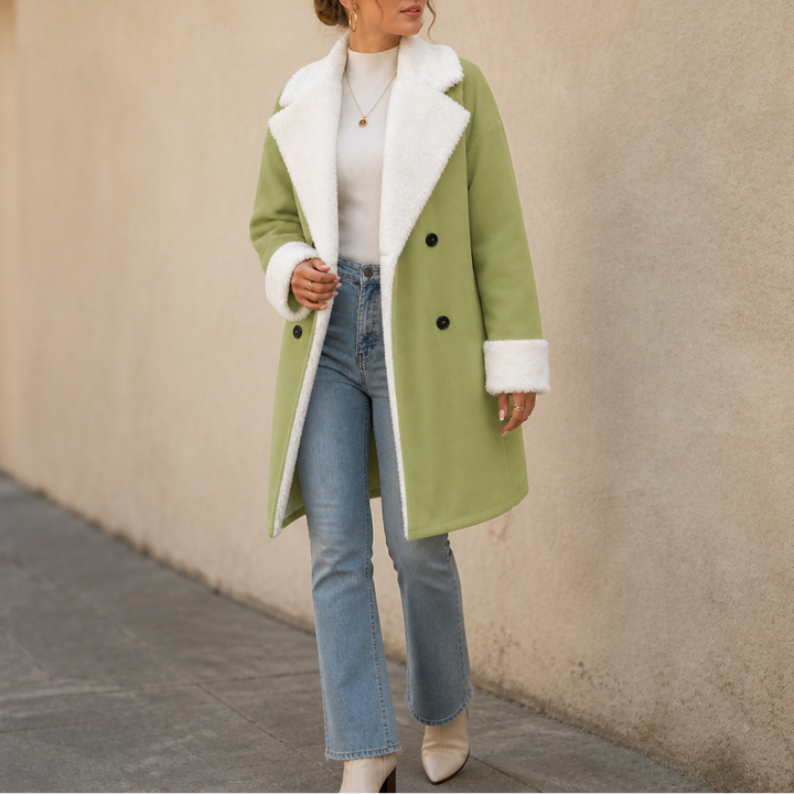 Mayfield – Plush-Trim Woolen Coat