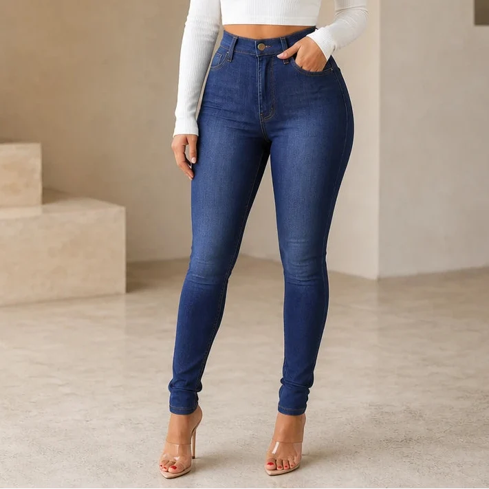 FormaFlex – High-Waisted Stretch Skinny Jeans