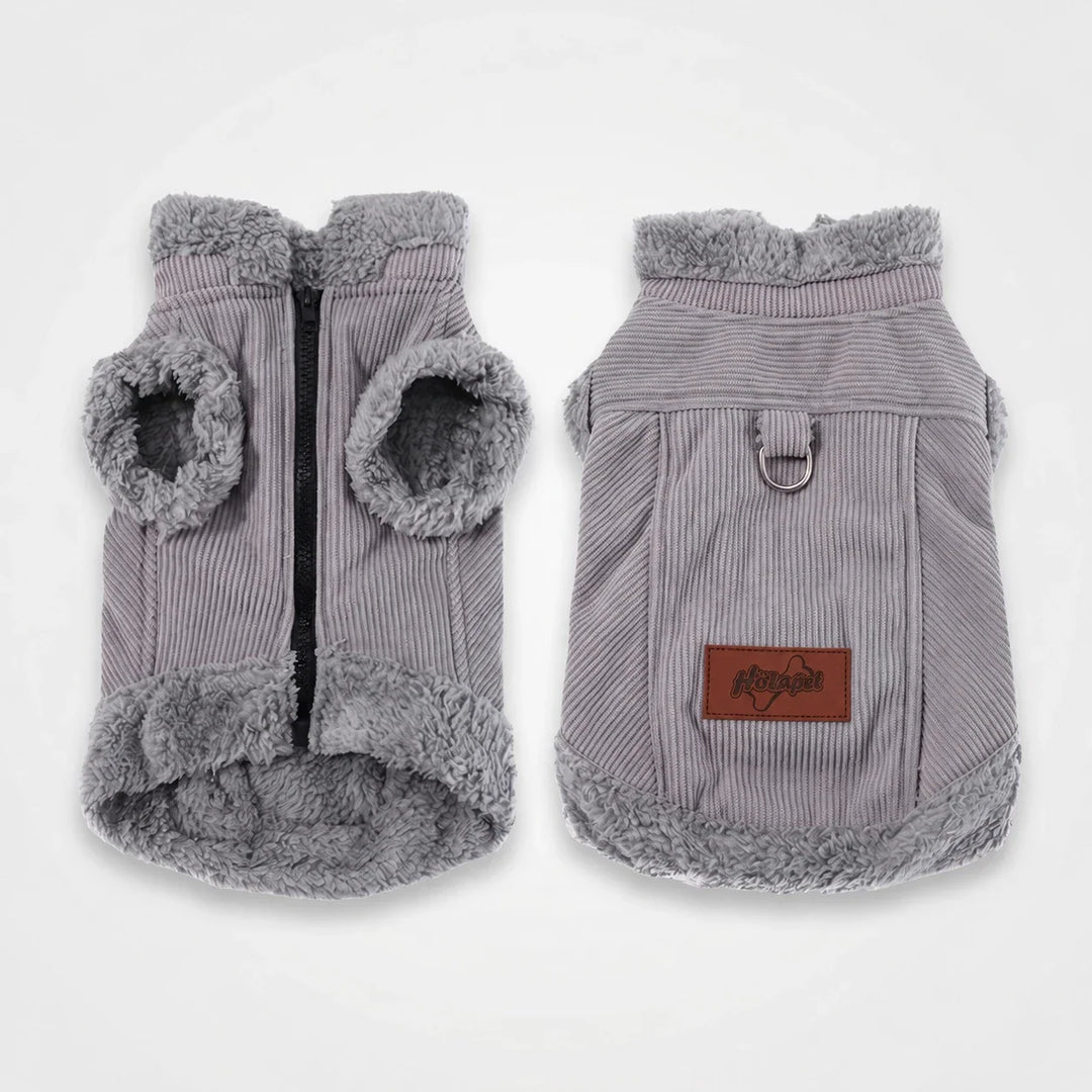 Lambkin – Fleece-Lined Corduroy-Look Dog Vest