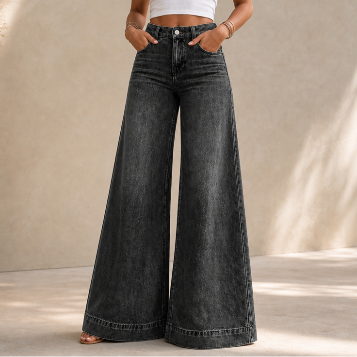 Elongue – High-Rise Extra-Wide-Leg Jeans