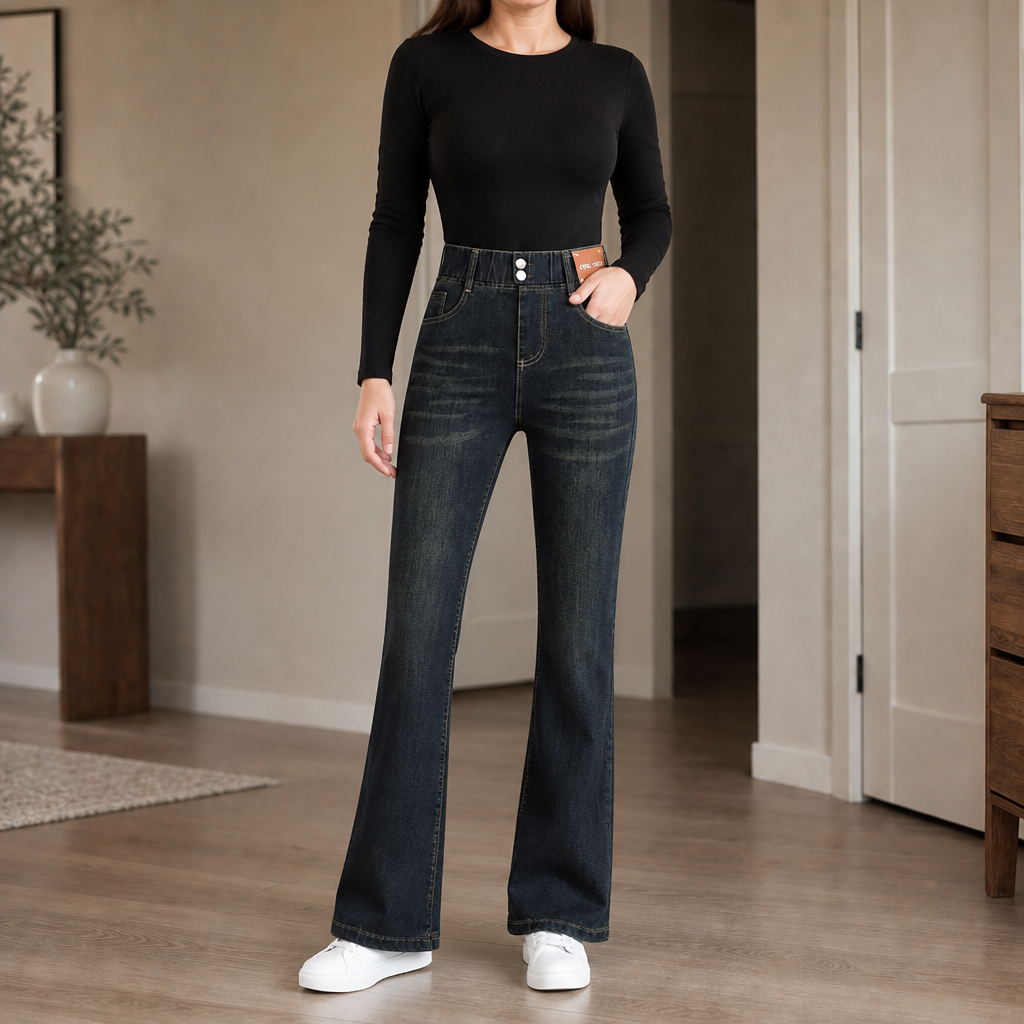 Flarette – High-Waisted Stretch Flare Jeans