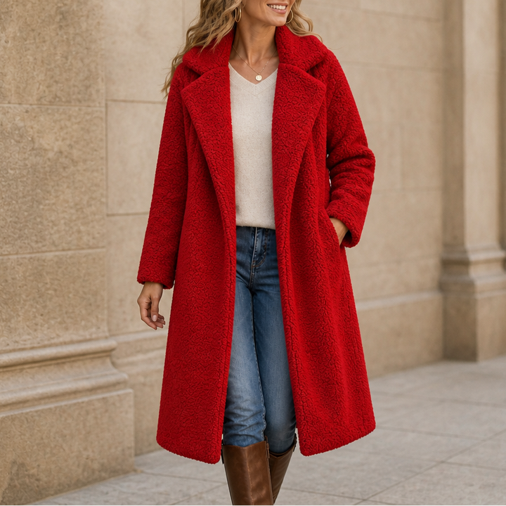 Veloura – Long Teddy Coat
