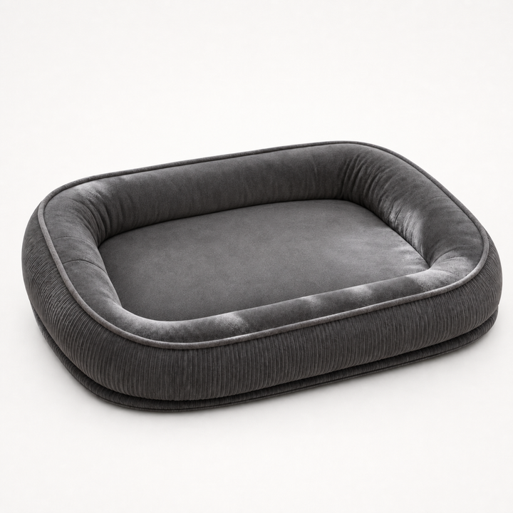 Denhaven – Two-Sided Bolster Dog Bed With Raised Edge