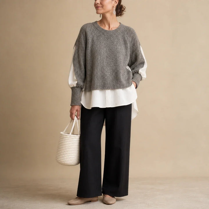 Overa – Layered Oversized Knit Top