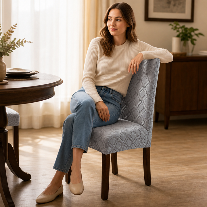 Snugfit – Stretch-Fit Anti-Slip Dining Chair Cover