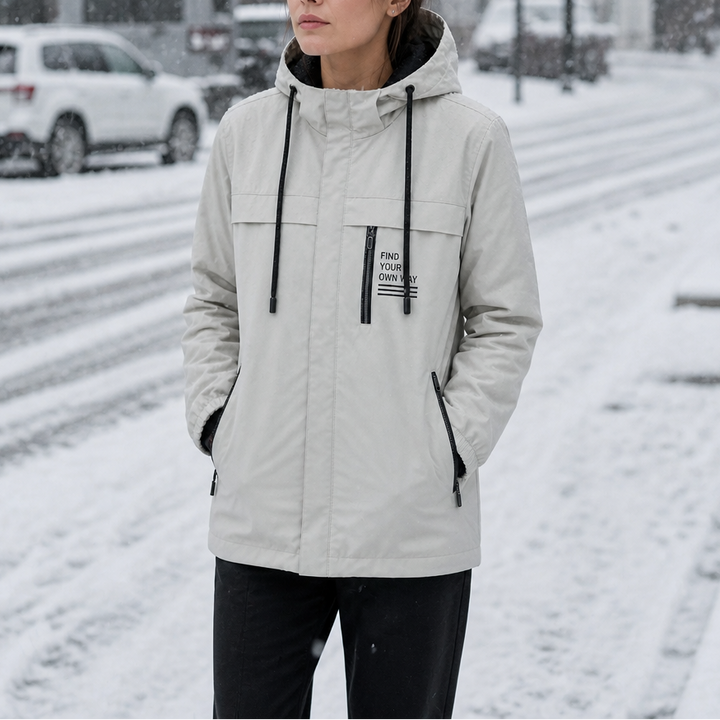 Trailhaven – Fleece-Lined Detachable Hood Windbreaker