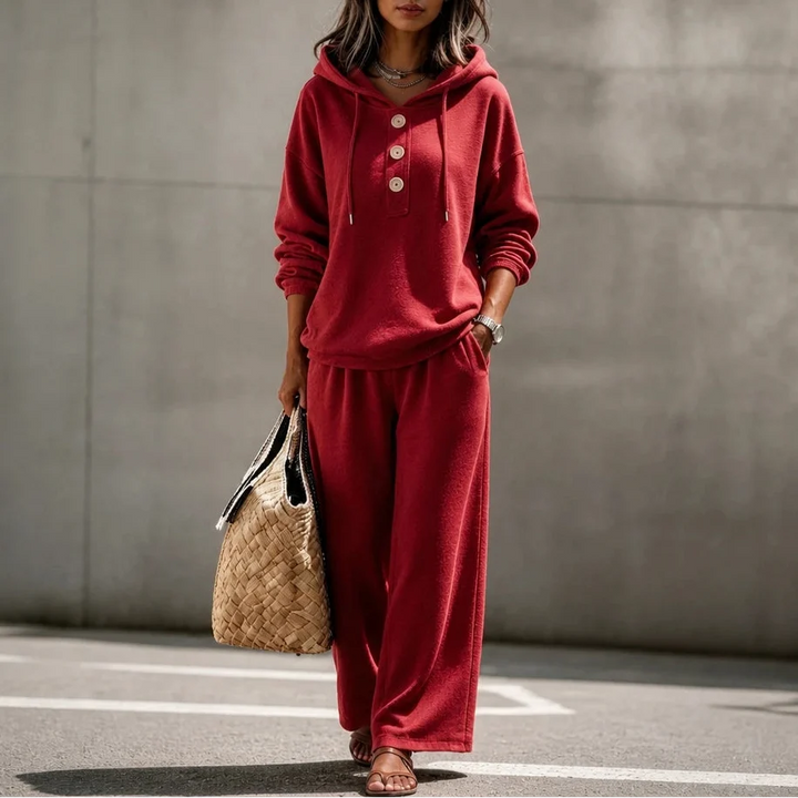 Veluna – Hoodie And Lounge Pants Set
