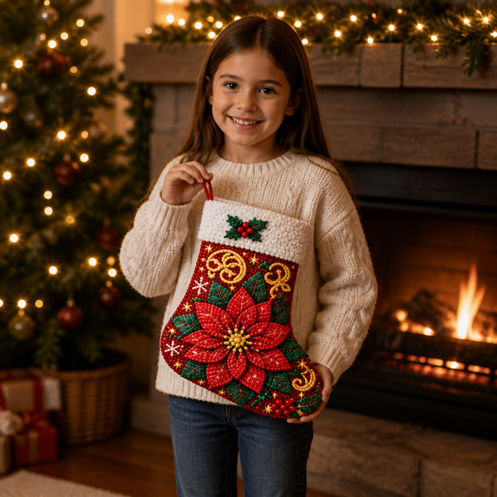 Stockcraft – Diamond Painting Christmas Stocking Kit