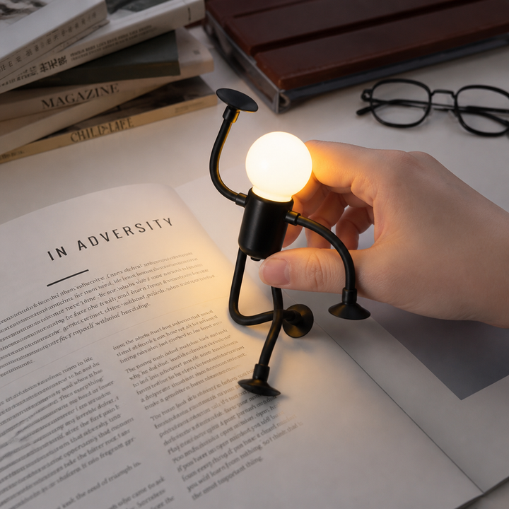 Fu Light – Posable Suction-Cup Figure Night Light (4pcs)