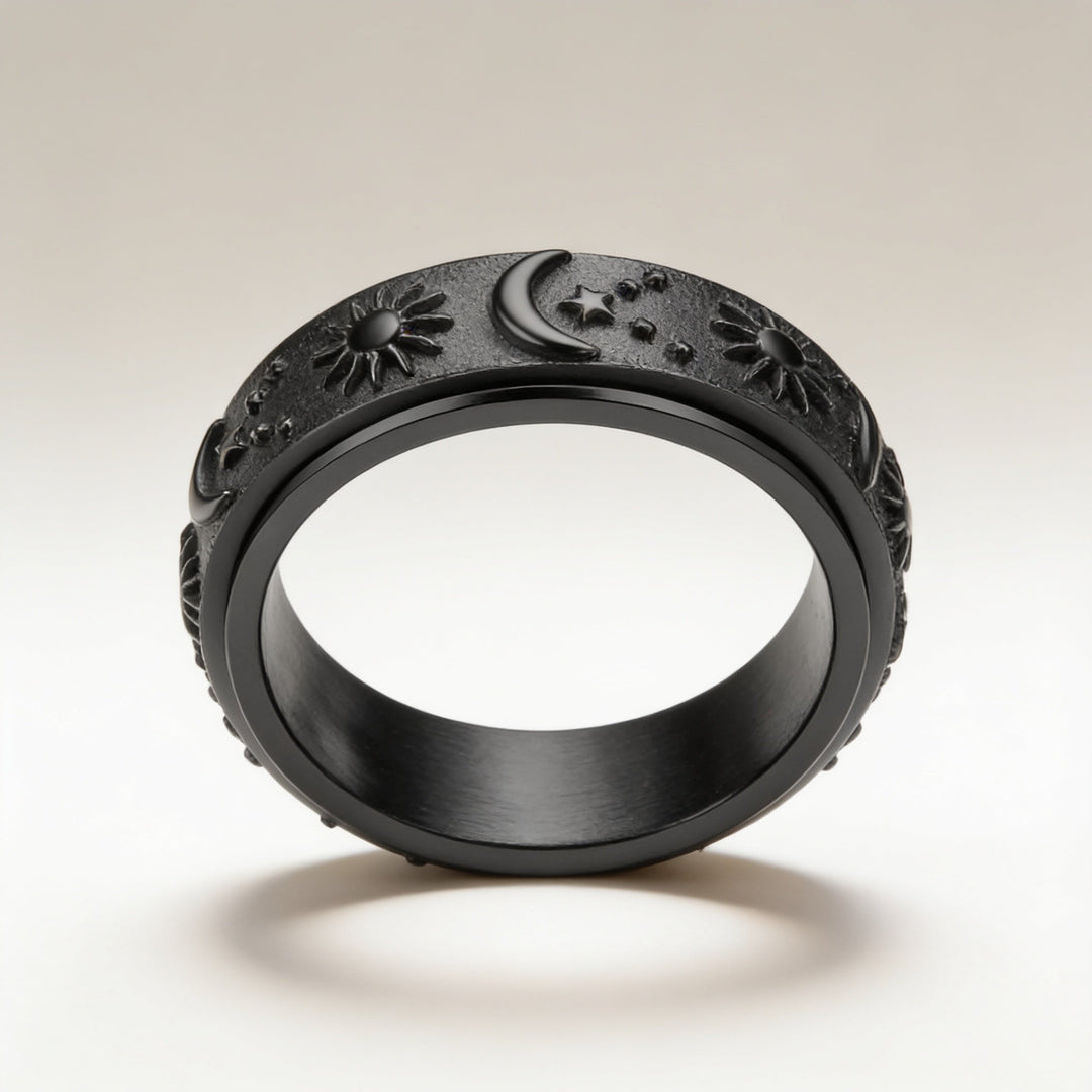 Tethro – The Spinner Ring That Calms Your Hands, Not Just Your Look (2Pcs)