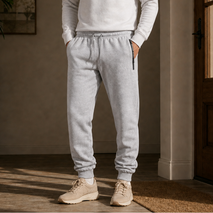 Warmease – Fleece-Lined Tapered Jogger Sweatpants
