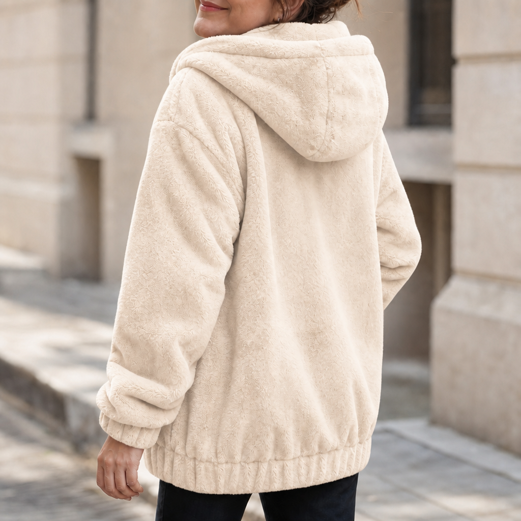 Cozyline – Plush-Lined Pocket Hooded Vest