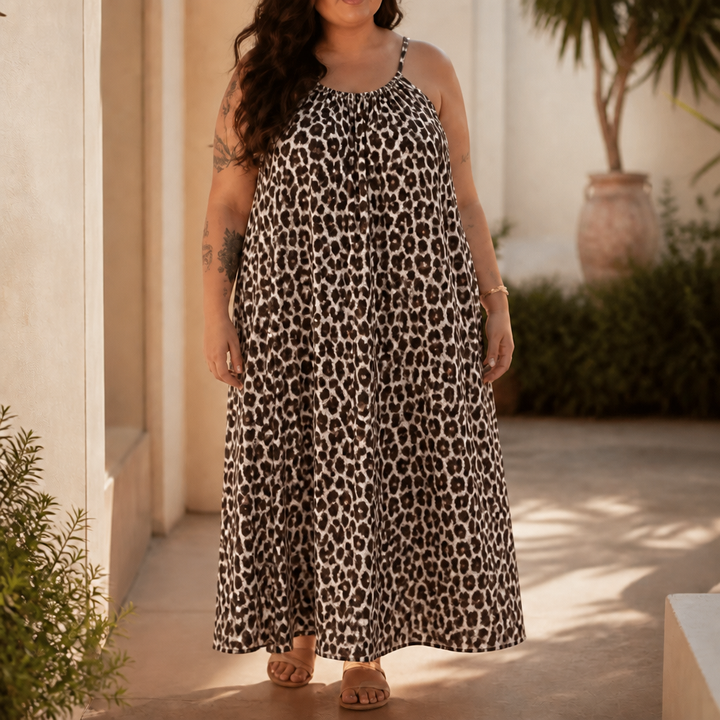 Wearbella – Deep U-Back Maxi Dress That Skims, Never Clings