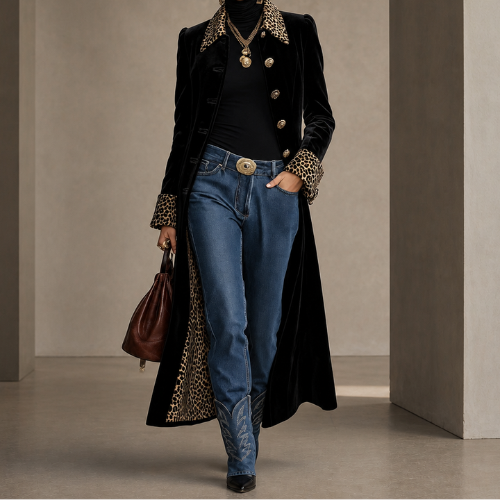 Wrapelle - Vintage Bohemian Long Coat