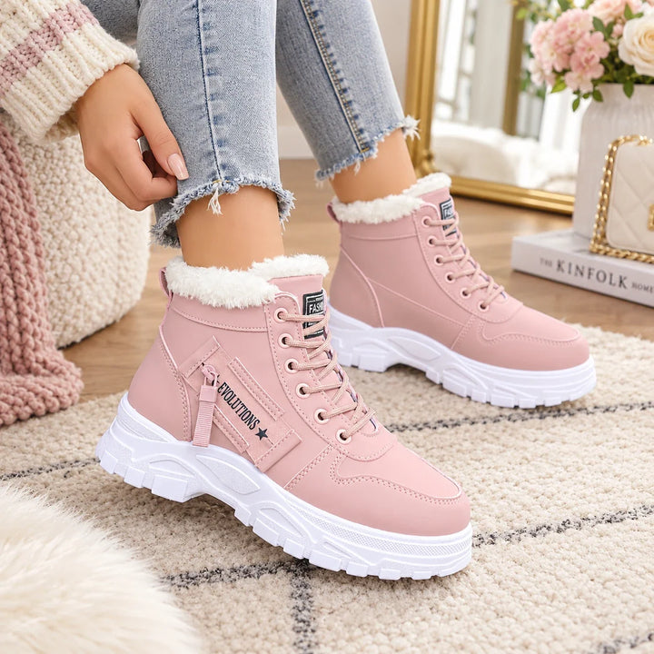 Veluna – Plush-Lined Winter Ankle Boots
