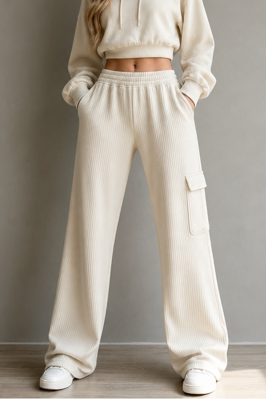 Waistwell – High Waisted Drawstring Wide Leg Pants