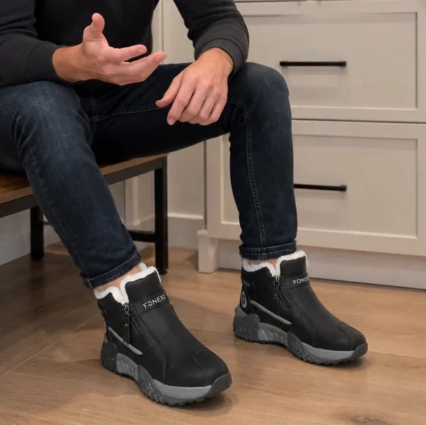 Frostelle – Fleece-Lined Zip Ankle Winter Boots