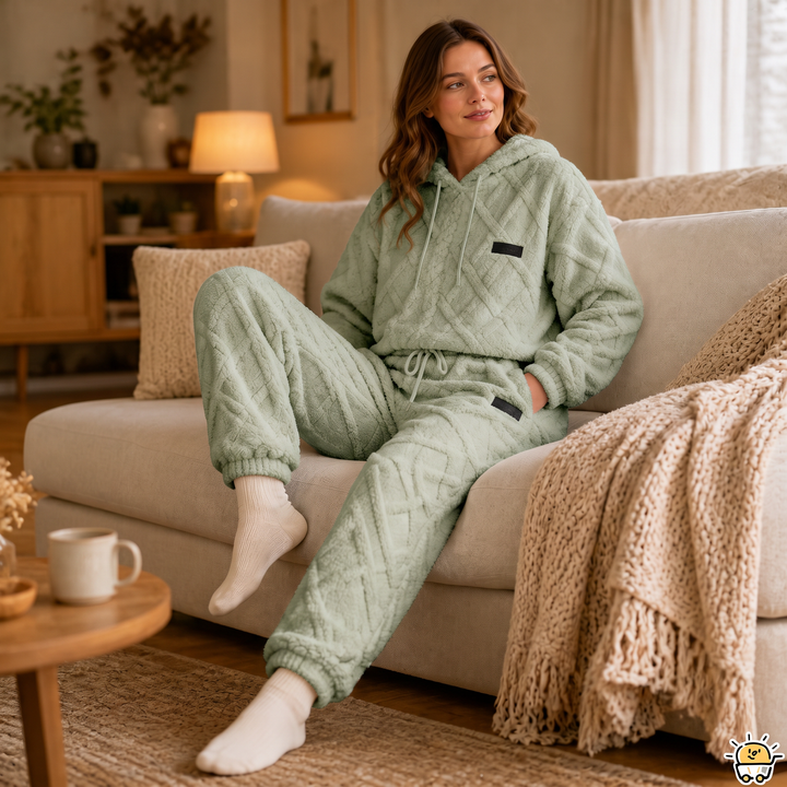 Veloura – 3D Embossed Lounge Set