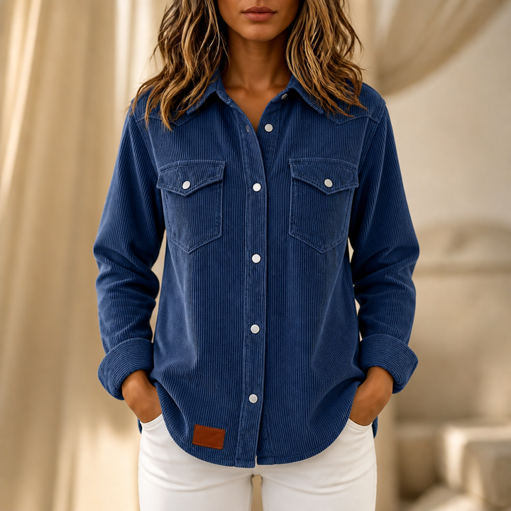 Ribwell – Ribbed Knit Button-Front Shacket