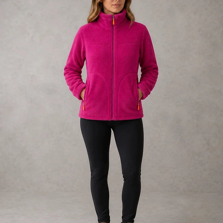 Velora – Zip-Up Fleece Winter Jacket