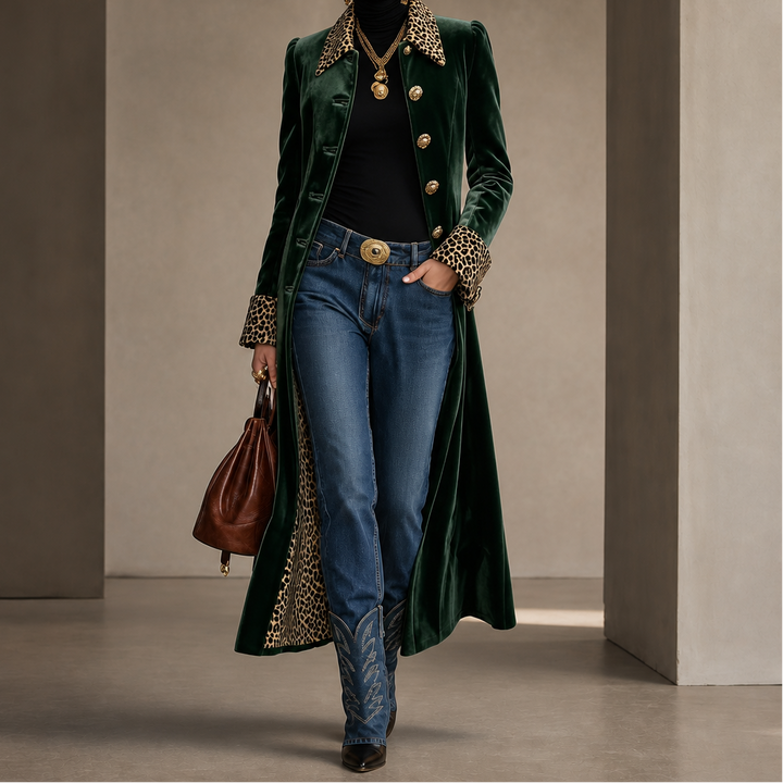 Wrapelle - Vintage Bohemian Long Coat