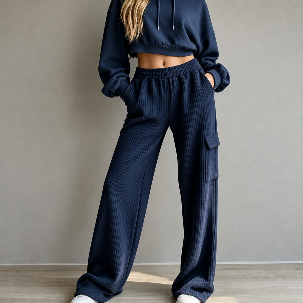 Waistwell – High Waisted Drawstring Wide Leg Pants