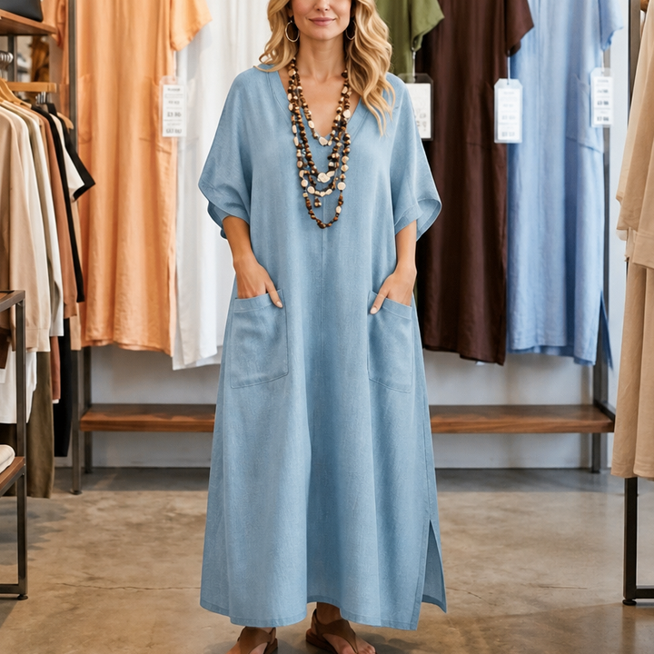 Marisole – Loose-Fit Maxi Dress That Skims, Never Sags
