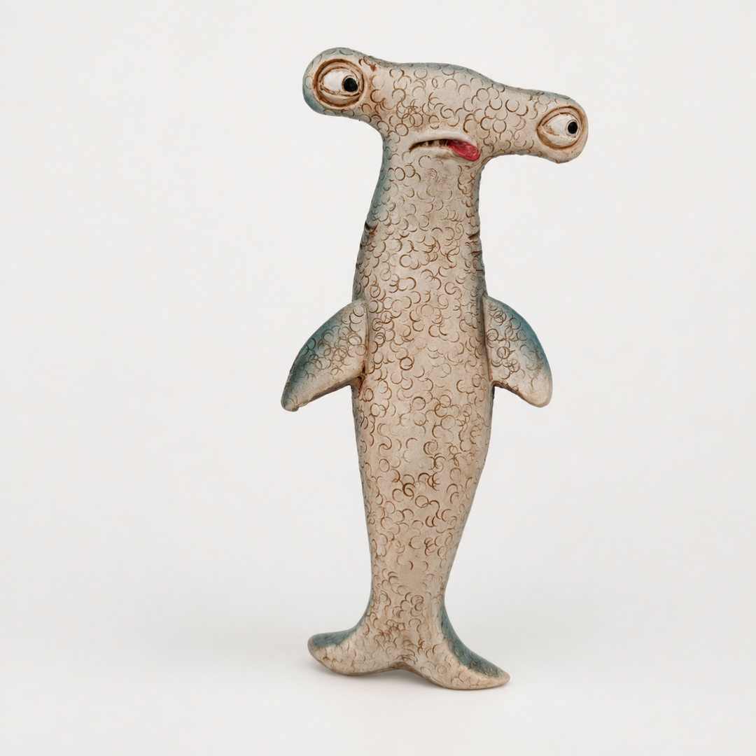 Grumplin – Weathered Coastal Shark Duo Figurine Set
