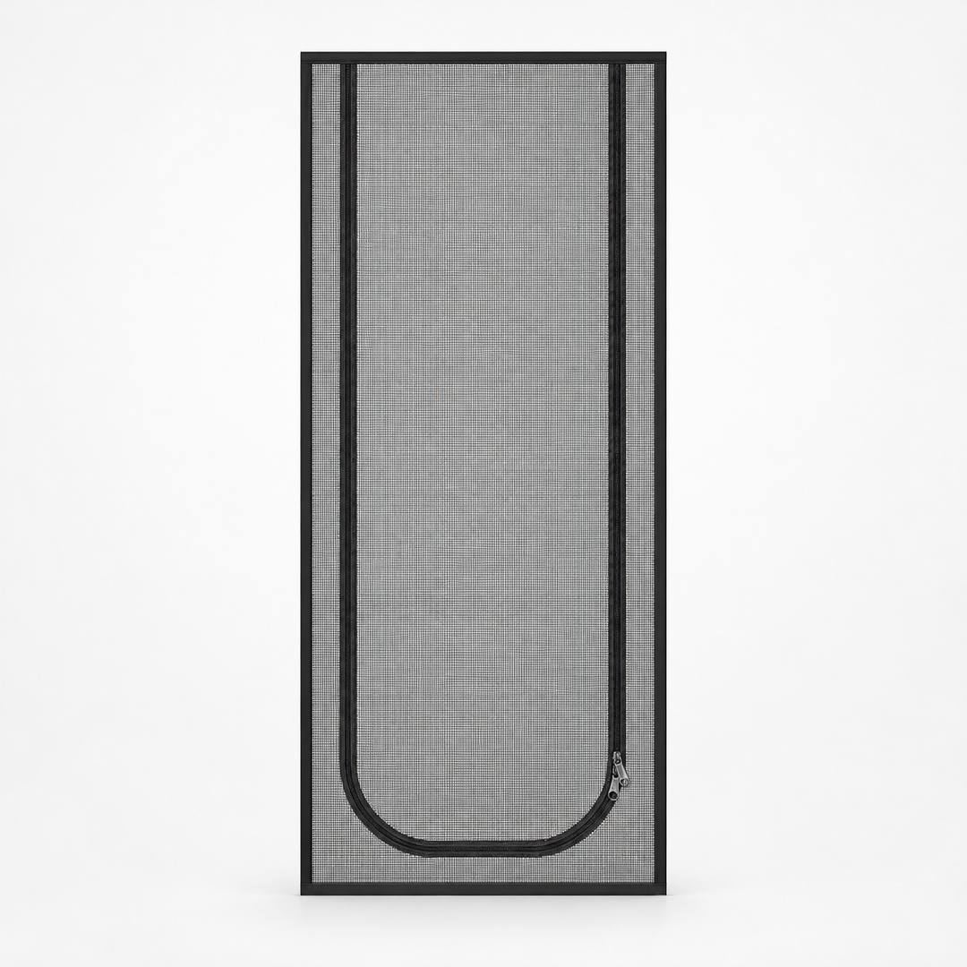 BreezePaw – Zippered Mesh Doorway Screen
