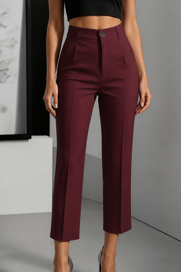 Deskshort – High-Waisted Tailored Pants