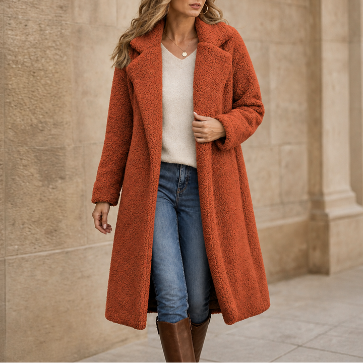 Veloura – Long Teddy Coat