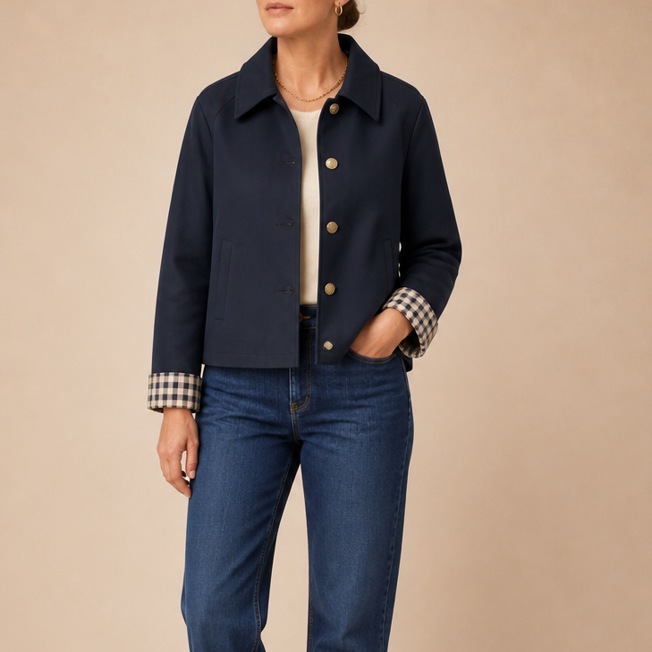 Mayfair – Tartan Raglan Sleeve Casual Coat