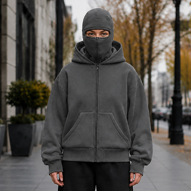 Balacloak – Zip-Up Balaclava Hood Jacket