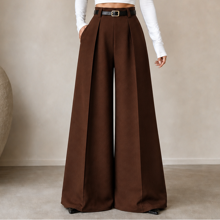 Vellora – High-Waisted Wide-Leg Trousers