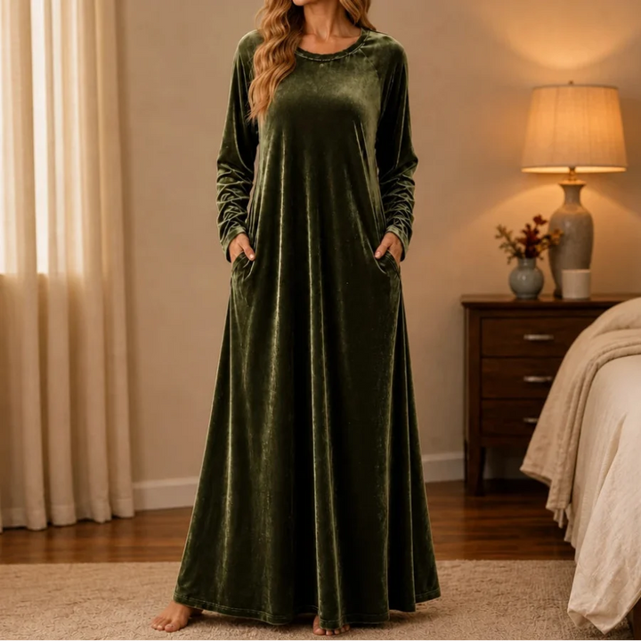 Overa – Long-Sleeve Maxi Dress
