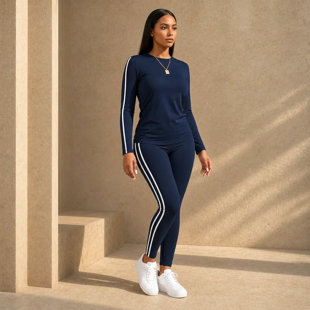 Wearbella – Long Sleeve Two-Piece Tracksuit Set