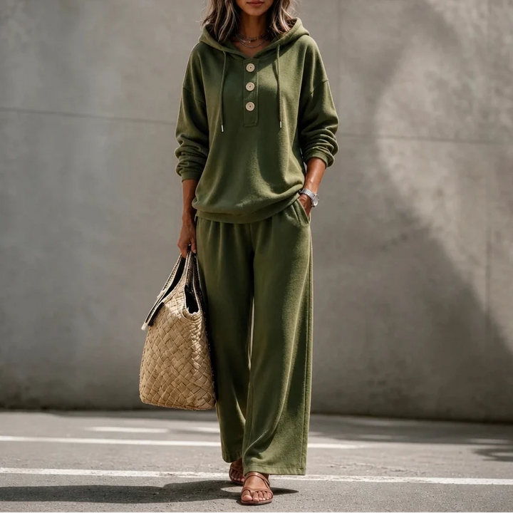Veluna – Hoodie And Lounge Pants Set