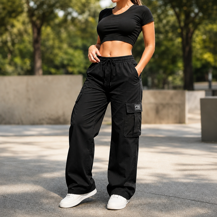 EaseCargo – Lightweight Drawstring Cargo Pants