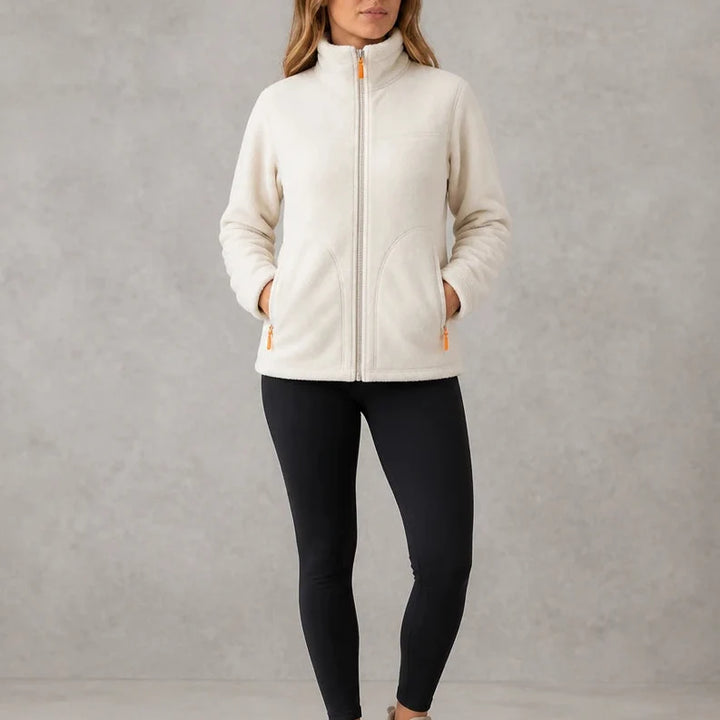 Velora – Zip-Up Fleece Winter Jacket