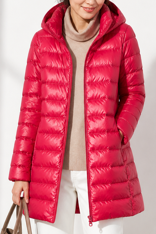 Featherlyte – Detachable-Hood Packable Ultralight Puffer Jacket