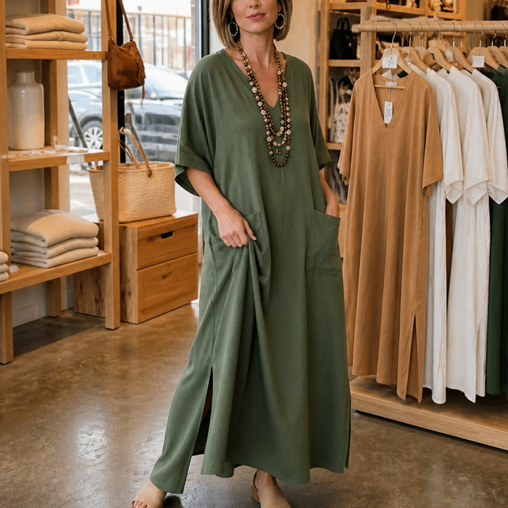 Marisole – Loose-Fit Maxi Dress That Skims, Never Sags